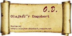Olajkár Dagobert névjegykártya